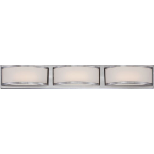 Mercer LED 28 inch Brushed Nickel Vanity Light Wall Light