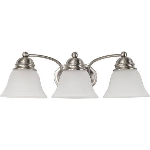Empire 3 Light 21 inch Brushed Nickel Vanity Light Wall Light