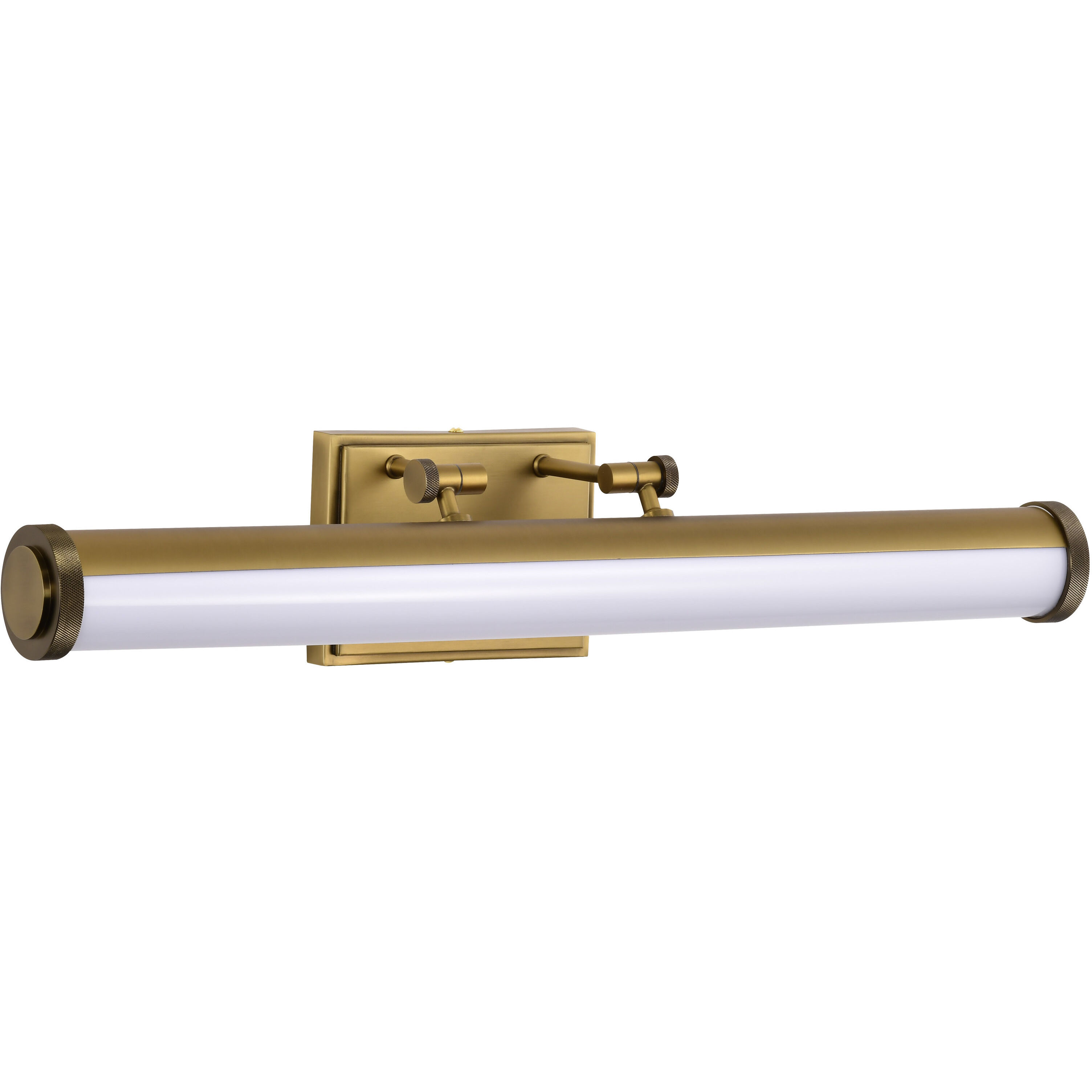 Cora LED 24.25 inch Vintage Brass Vanity Wall Light