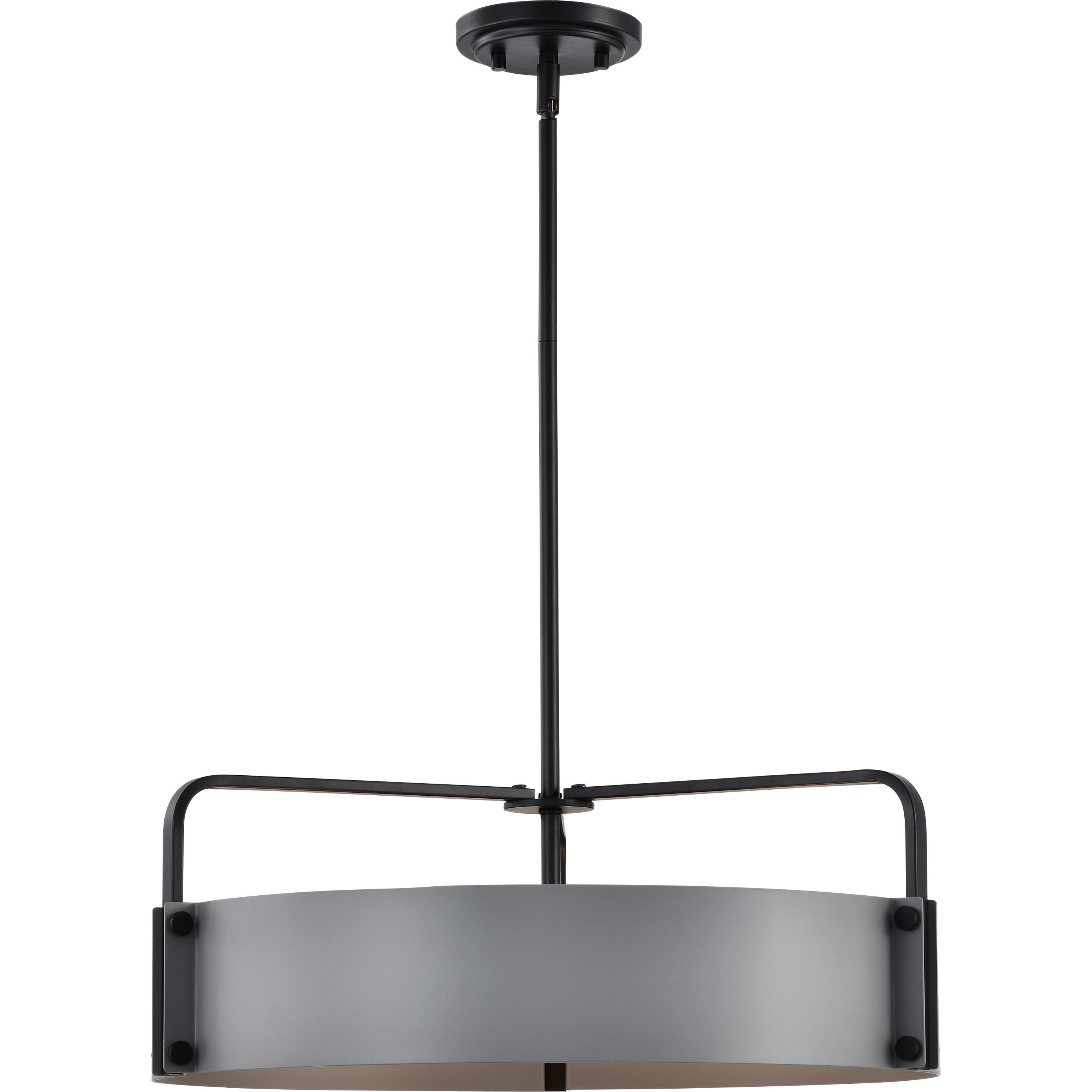 Altos 5 Light 22 inch Matte Gray Pendant Ceiling Light