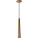 Melrose LED 2.4 inch Ash Wood Pendant Ceiling Light