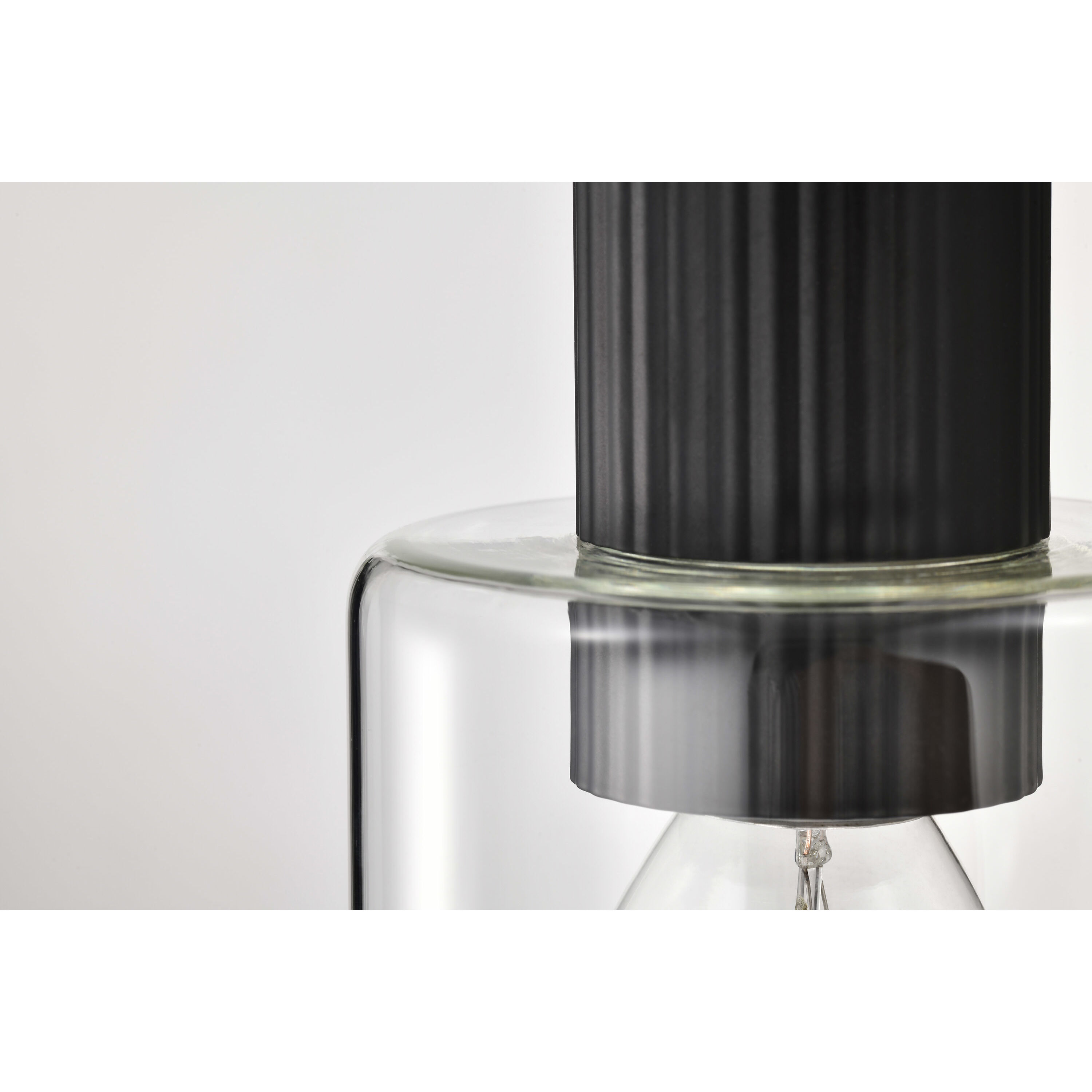 Clarksville 4 inch Matte Black Pendant Ceiling Light