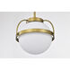 Lakeshore 1 Light 10 inch Natural Brass Pendant Ceiling Light