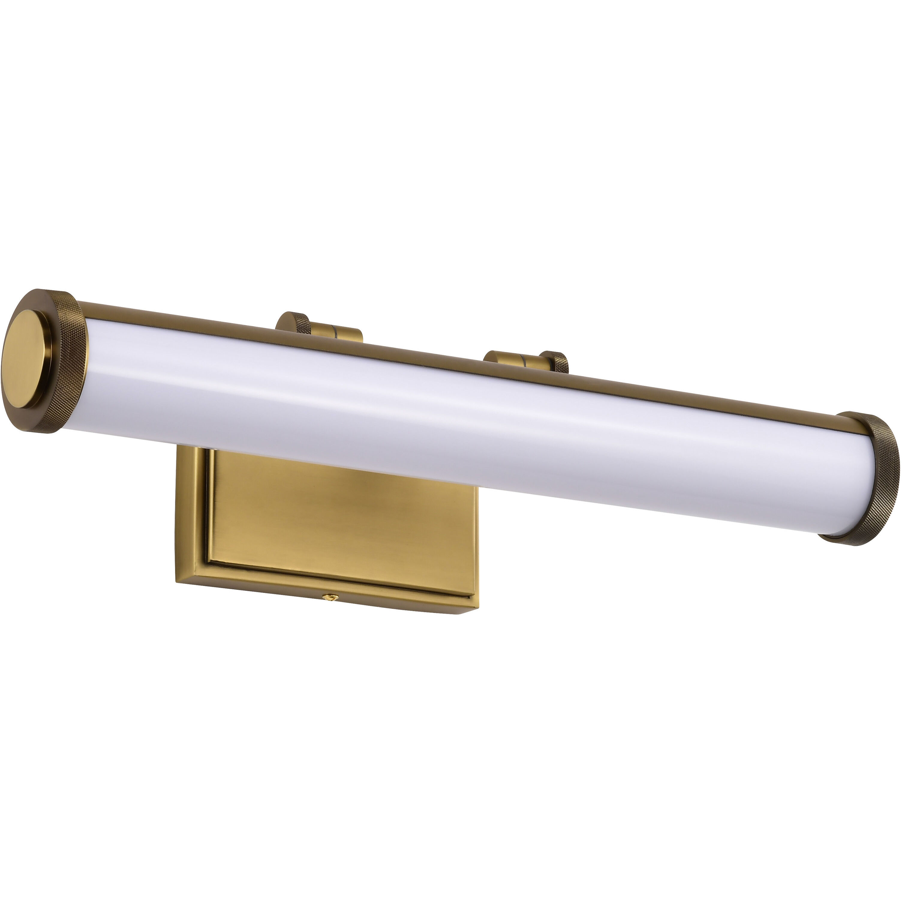 Cora LED 18.25 inch Vintage Brass Vanity Wall Light