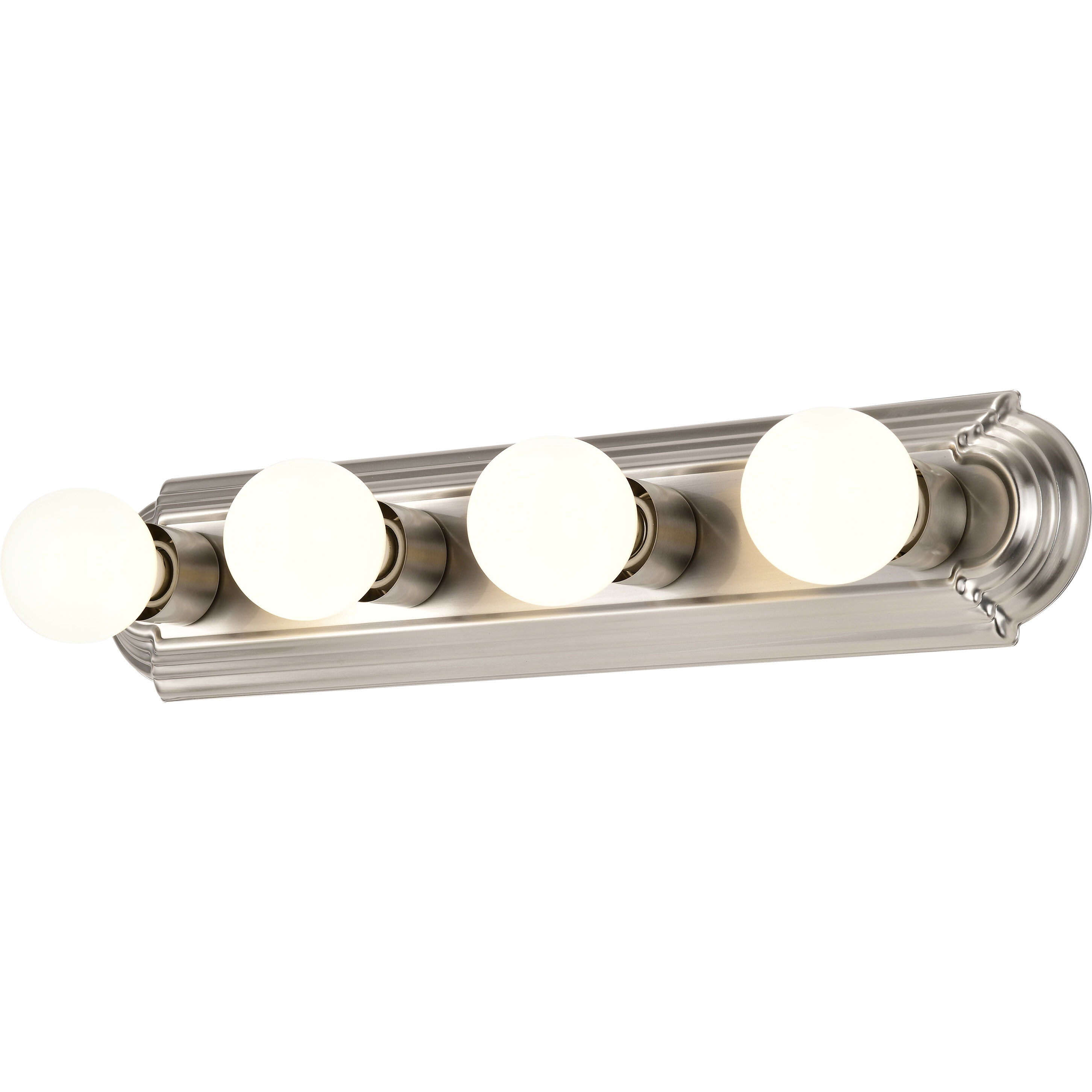 Brentwood 4 Light 24 inch Brushed Nickel Vanity Light Wall Light