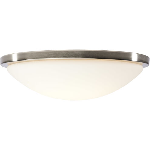 Button LED 17 inch Brushed Nickel LED Flush Mount Ceiling Light