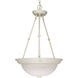 Signature 3 Light 15 inch Textured White Pendant Ceiling Light