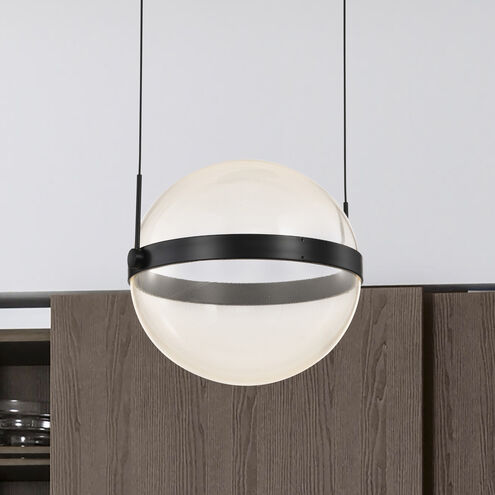 Arvada LED 12.63 inch Matte Black Pendant Ceiling Light