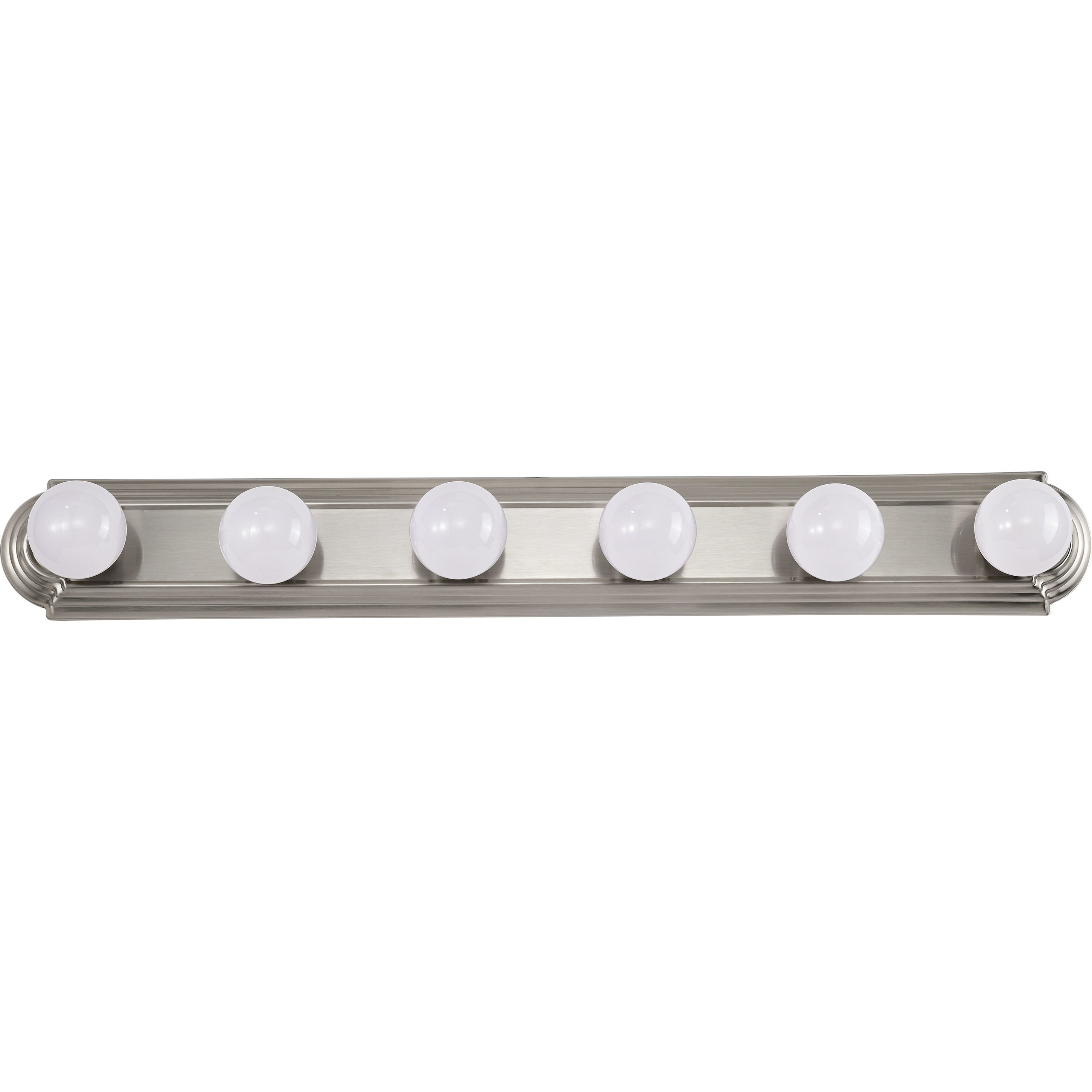 Brentwood 6 Light 36 inch Brushed Nickel Vanity Light Wall Light