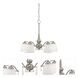 Patton 5 Light 25 inch Brushed Nickel Chandelier Ceiling Light