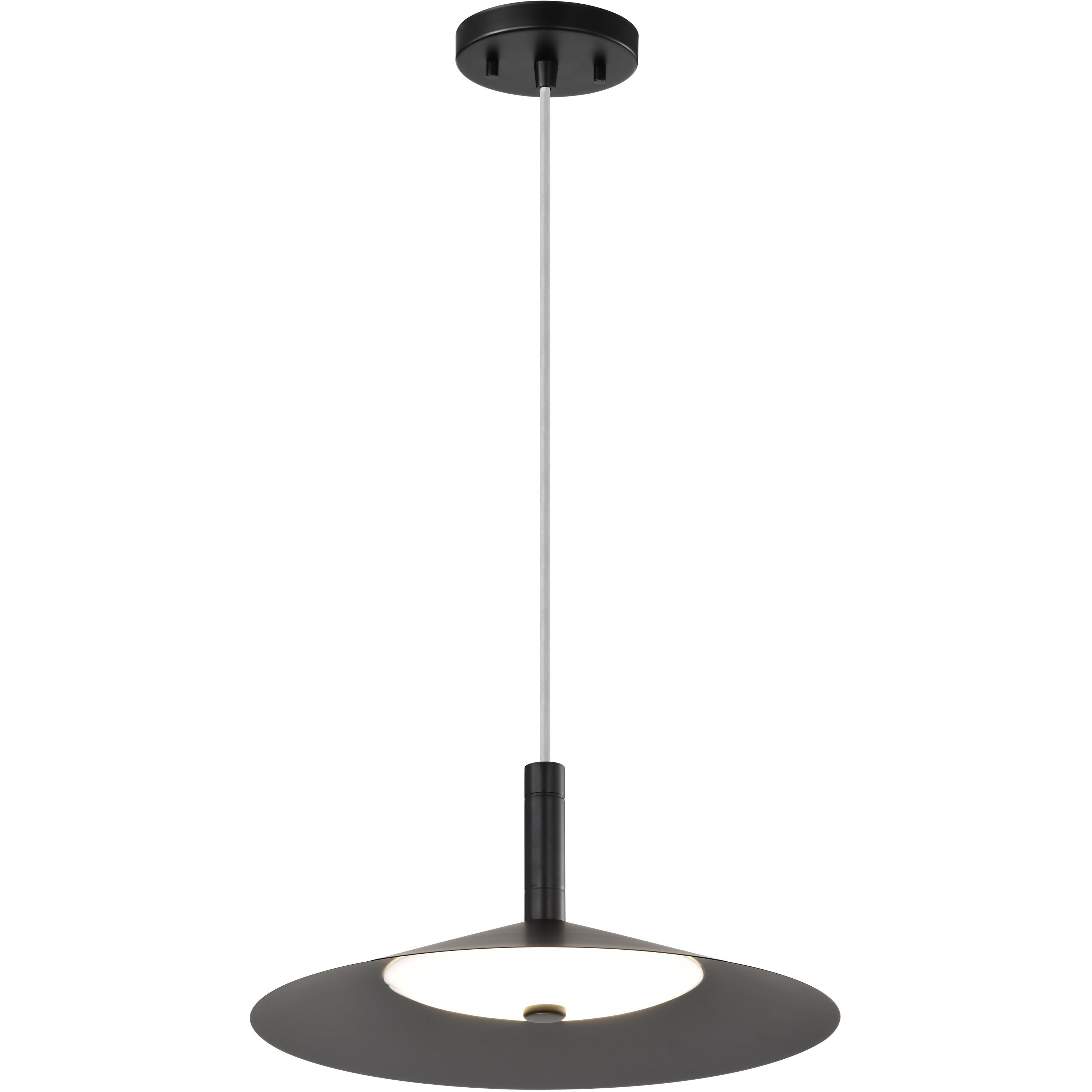 Corrine LED 14 inch Matte Black Pendant Ceiling Light