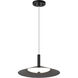 Corrine LED 14 inch Matte Black Pendant Ceiling Light