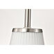 Royale 4.92 inch Brushed Nickel Pendant Ceiling Light