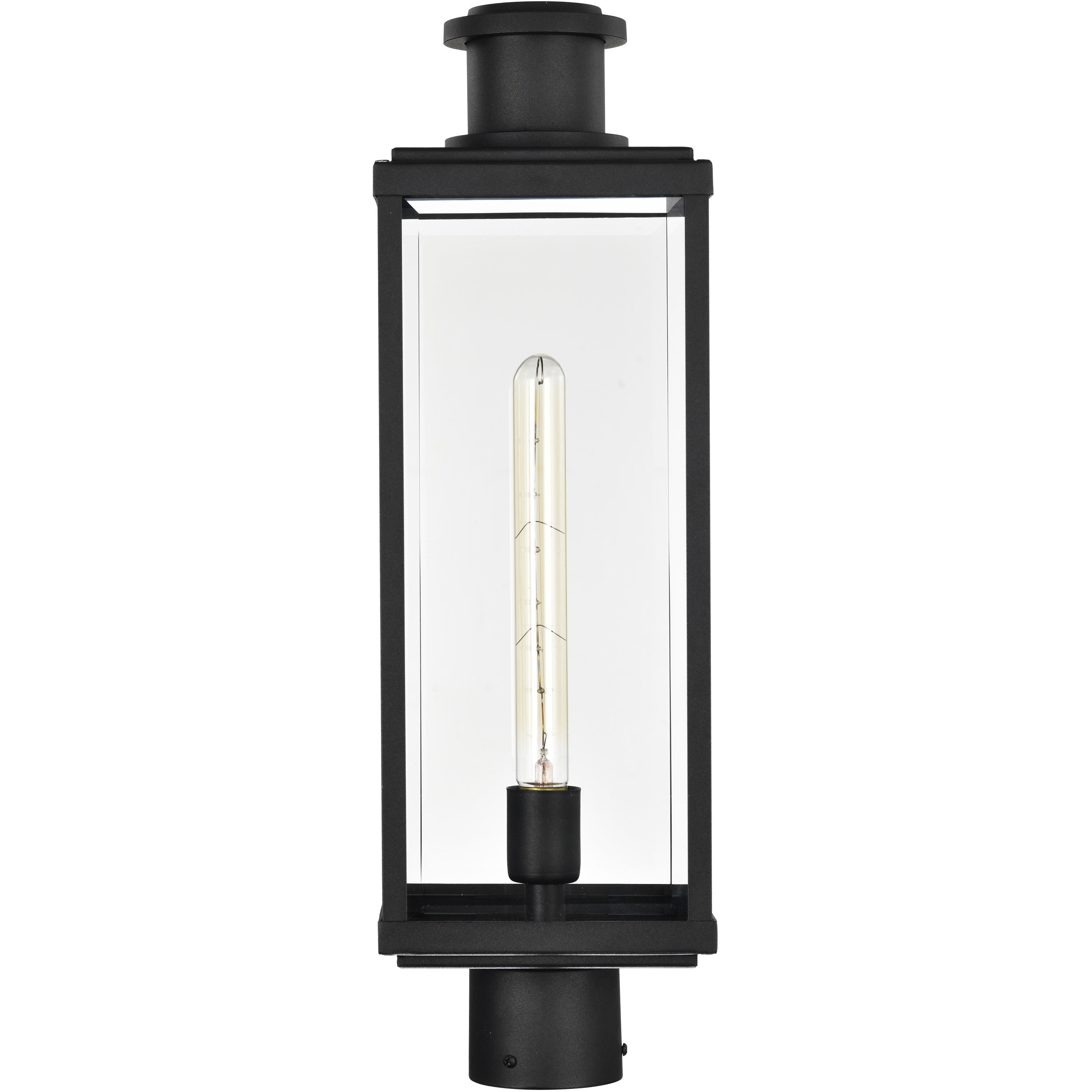 Luca 22.75 inch Sand Black Outdoor Post Light