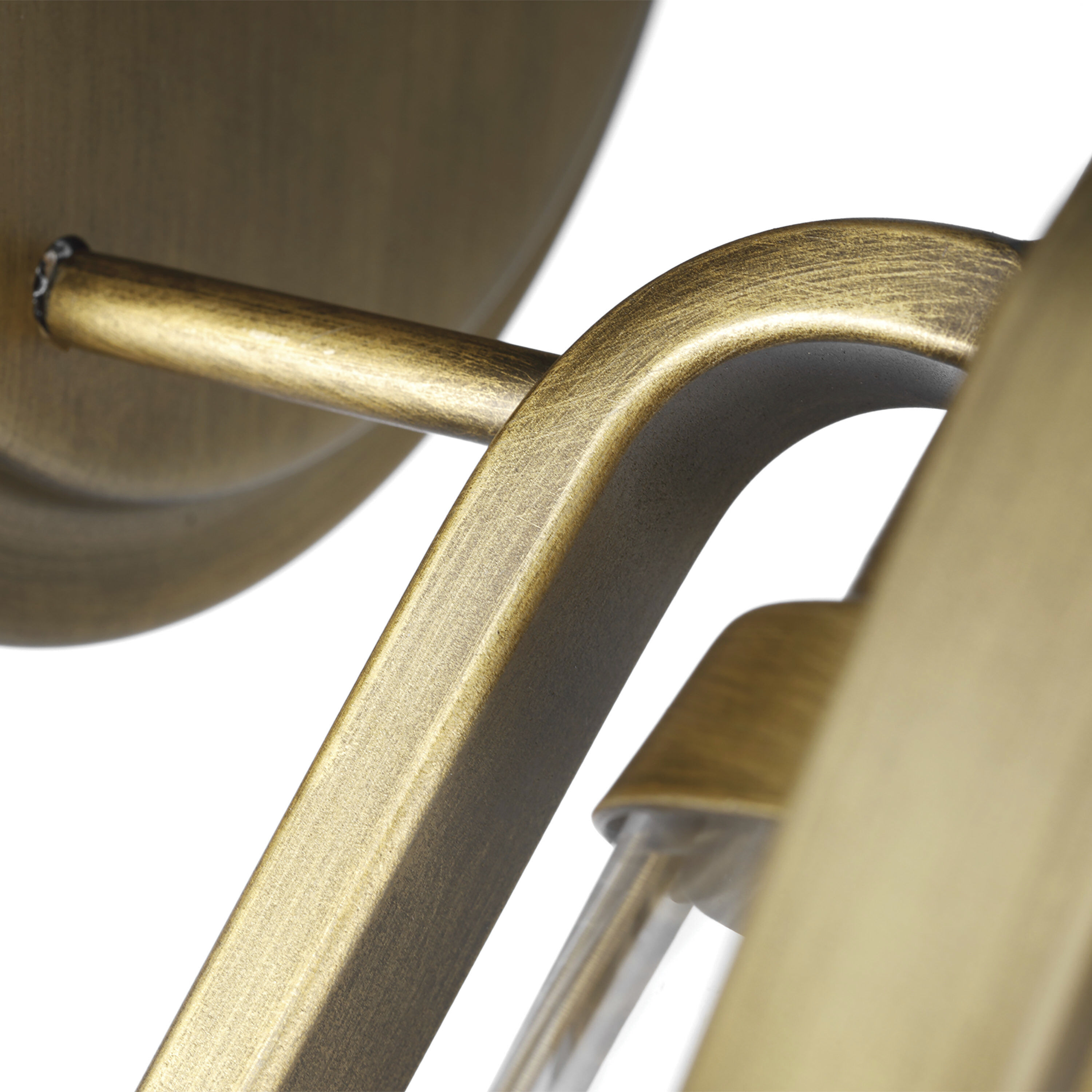 Everett 1 Light 7.13 inch Natural Brass Bathroom Vanity Lights Wall Light