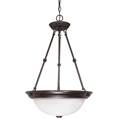 Brentwood 3 Light 15 inch Old Bronze Pendant Ceiling Light