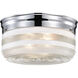 Brentwood 2 Light 10 inch Polished Chrome Flush Mount Ceiling Light
