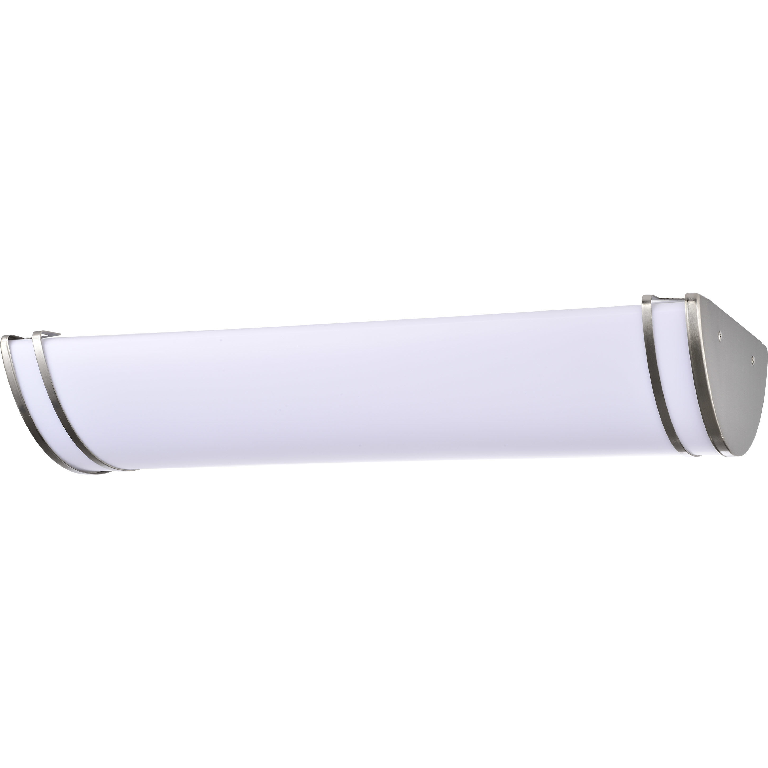 Glamour LED 12 inch Brushed Nickel Linear Flush Ceiling Light