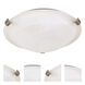 Brentwood 1 Light 13 inch Brushed Nickel Flush Mount Ceiling Light