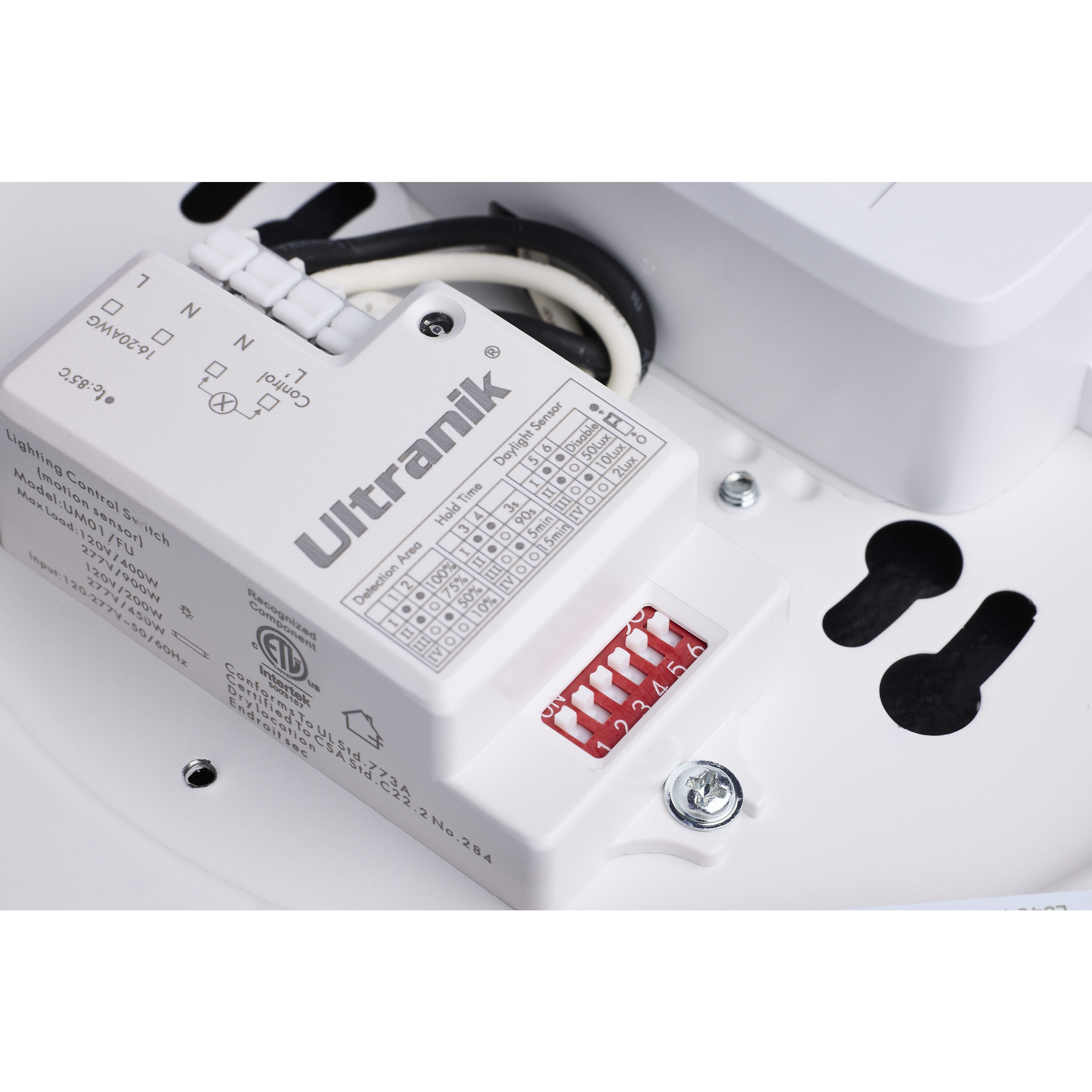 ColorQuick LED 13.39 inch White Flush Mount Ceiling Light