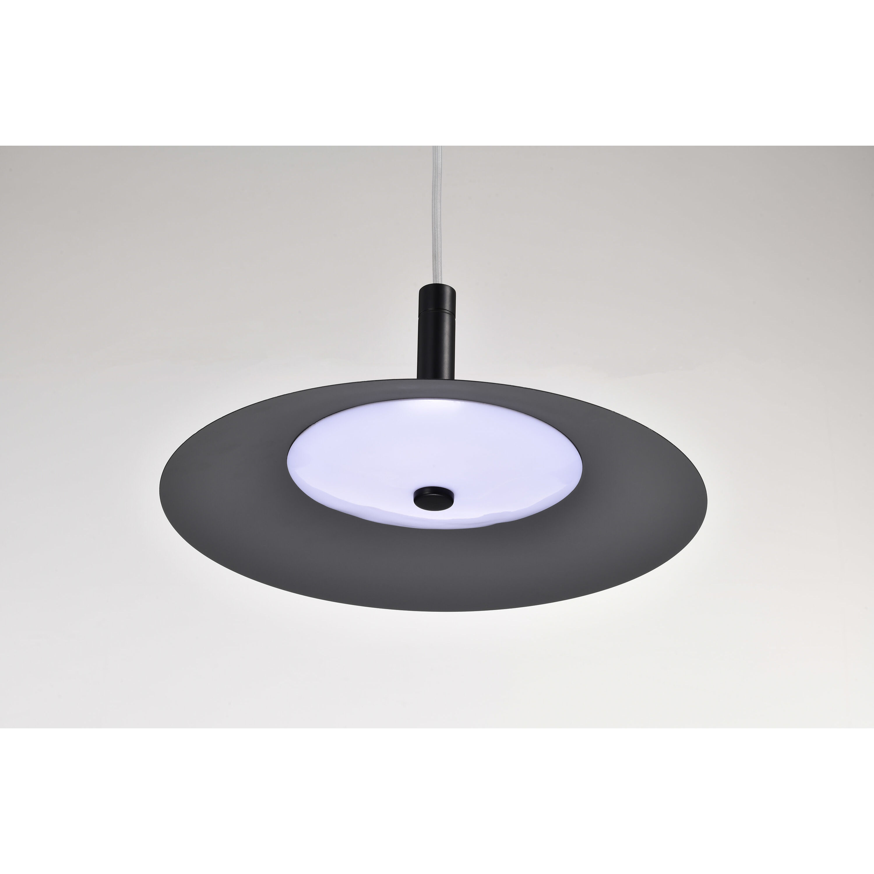 Corrine LED 14 inch Matte Black Pendant Ceiling Light