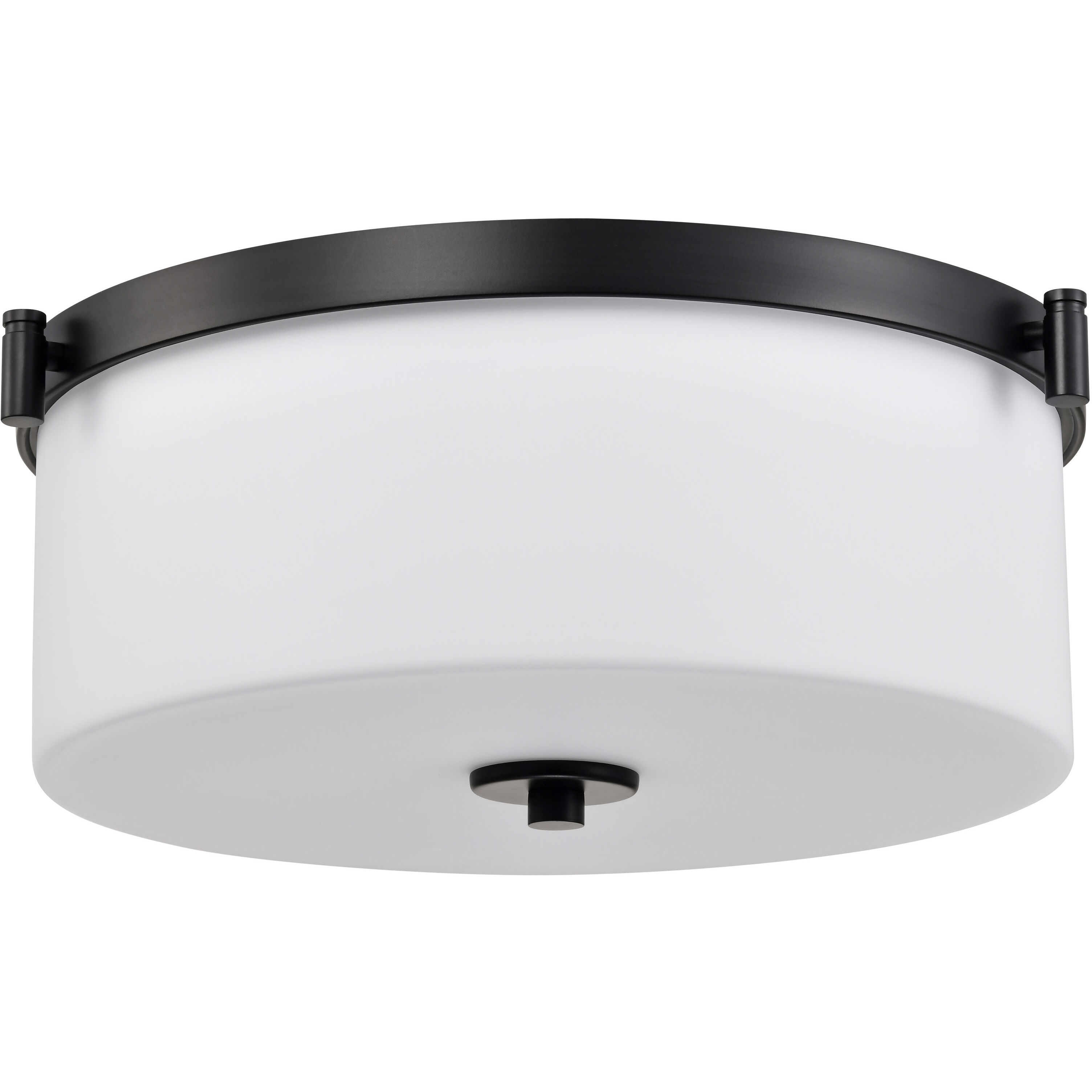 Liam 16.63 inch Matte Black Flush Mount Ceiling Light