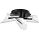 Sedona LED 22 inch Matte Black Flush Mount Ceiling Light