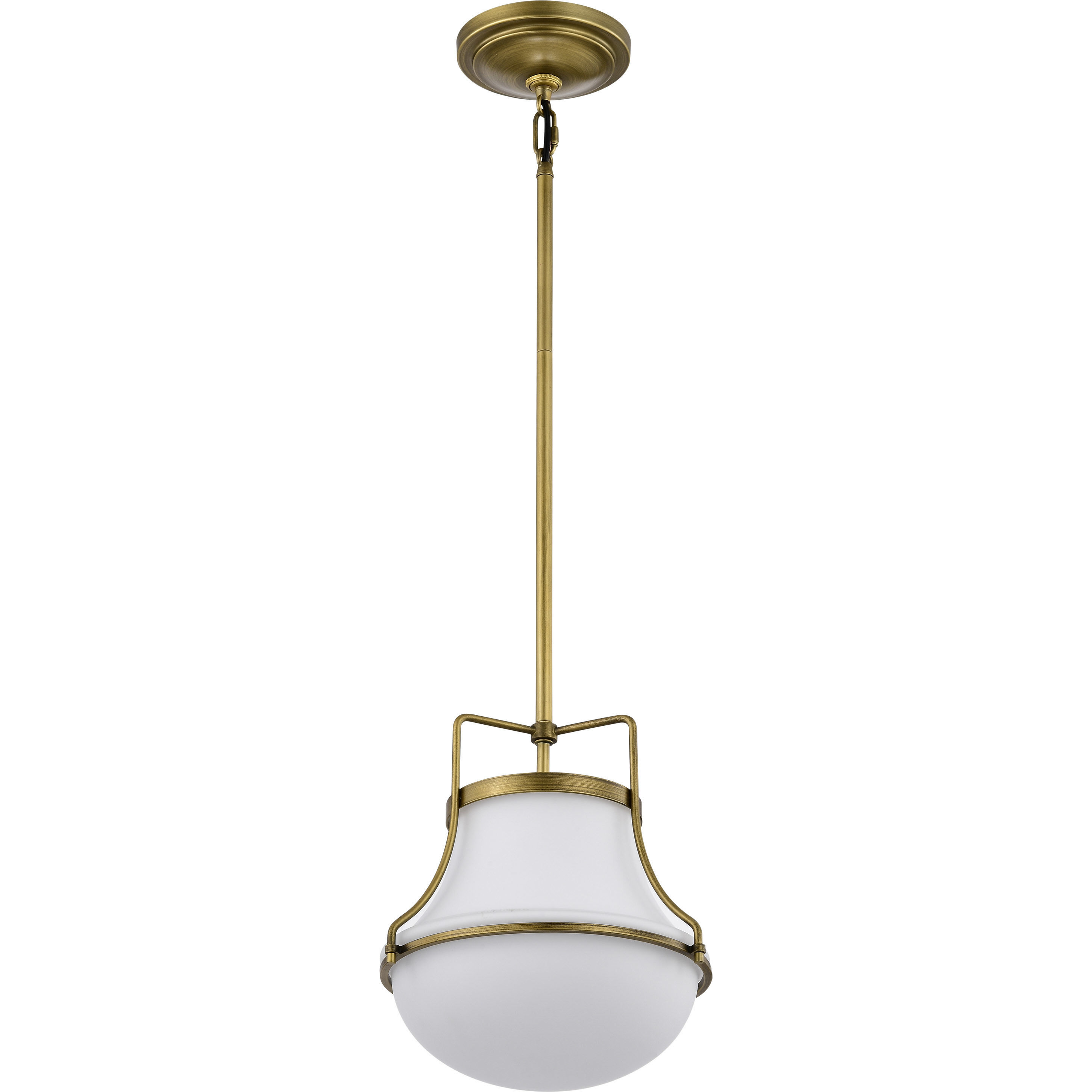 Valdora 1 Light 10.38 inch Natural Brass Pendant Ceiling Light