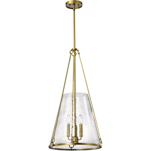 Valentine 16 inch Vintage Brass Pendant Ceiling Light
