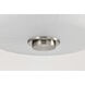 Lune 12 inch Brushed Nickel Pendant Ceiling Light