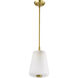 Lune 8 inch Vintage Brass Pendant Ceiling Light