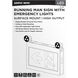 Running Man LED 14.84 inch White Exit & Emergency Ceiling Light