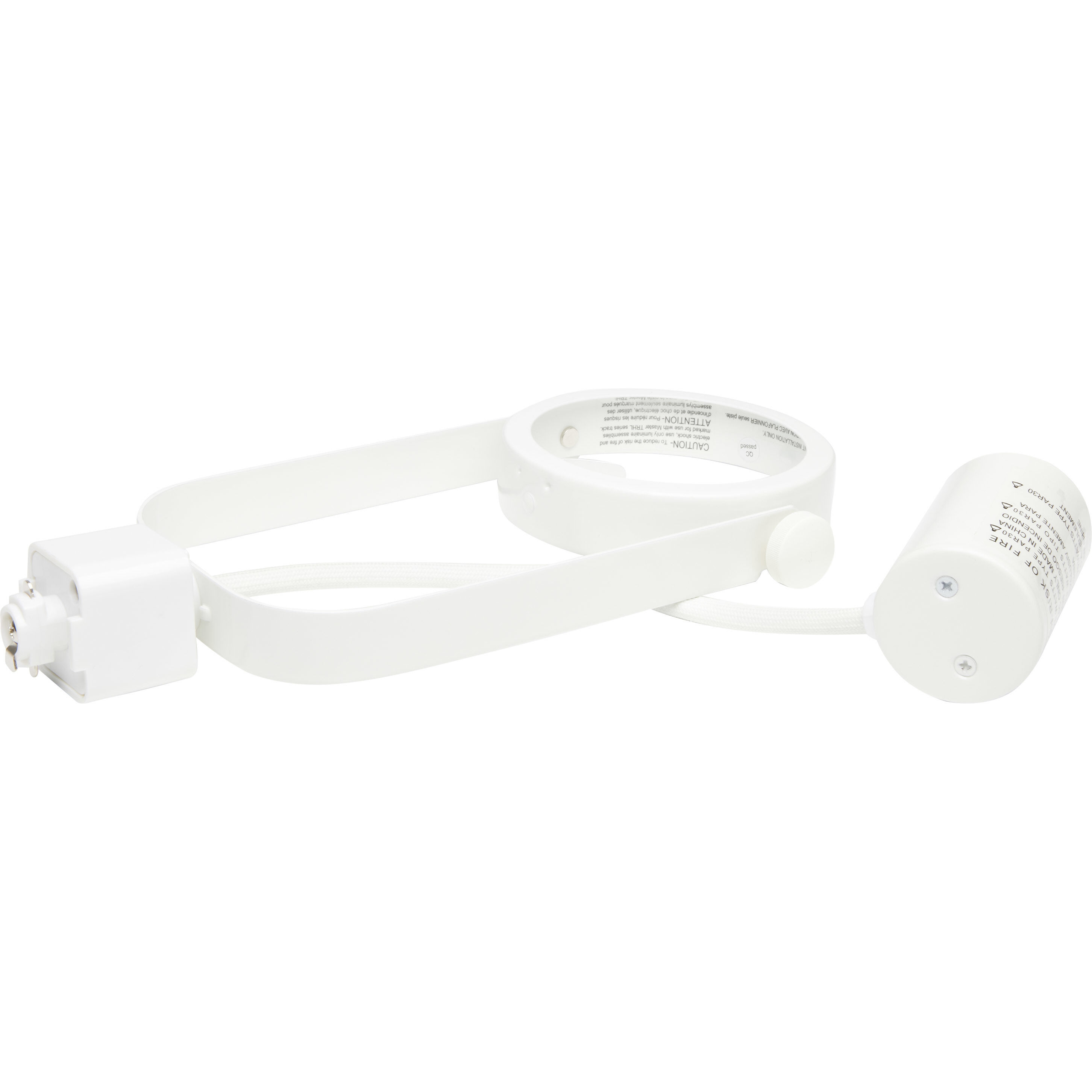 Brentwood 3 Light 120V White Track Lighting Ceiling Light