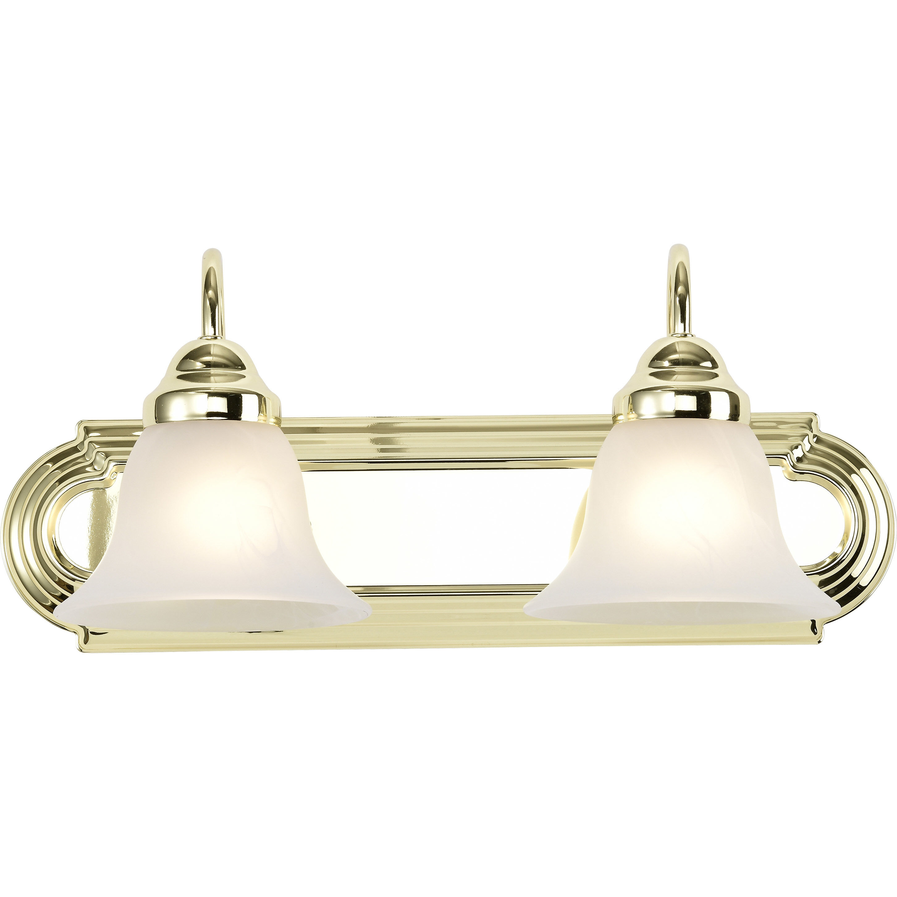 Ballerina 2 Light 18 inch Polished Brass Vanity Light Wall Light