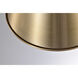 Alexis 1 Light 11 inch Burnished Brass and Gold Pendant Ceiling Light