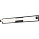 Canal LED 36 inch Matte Black Bath Vanity Light Wall Light