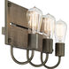 Winchester 3 Light 24 inch Bronze Vanity Light Wall Light