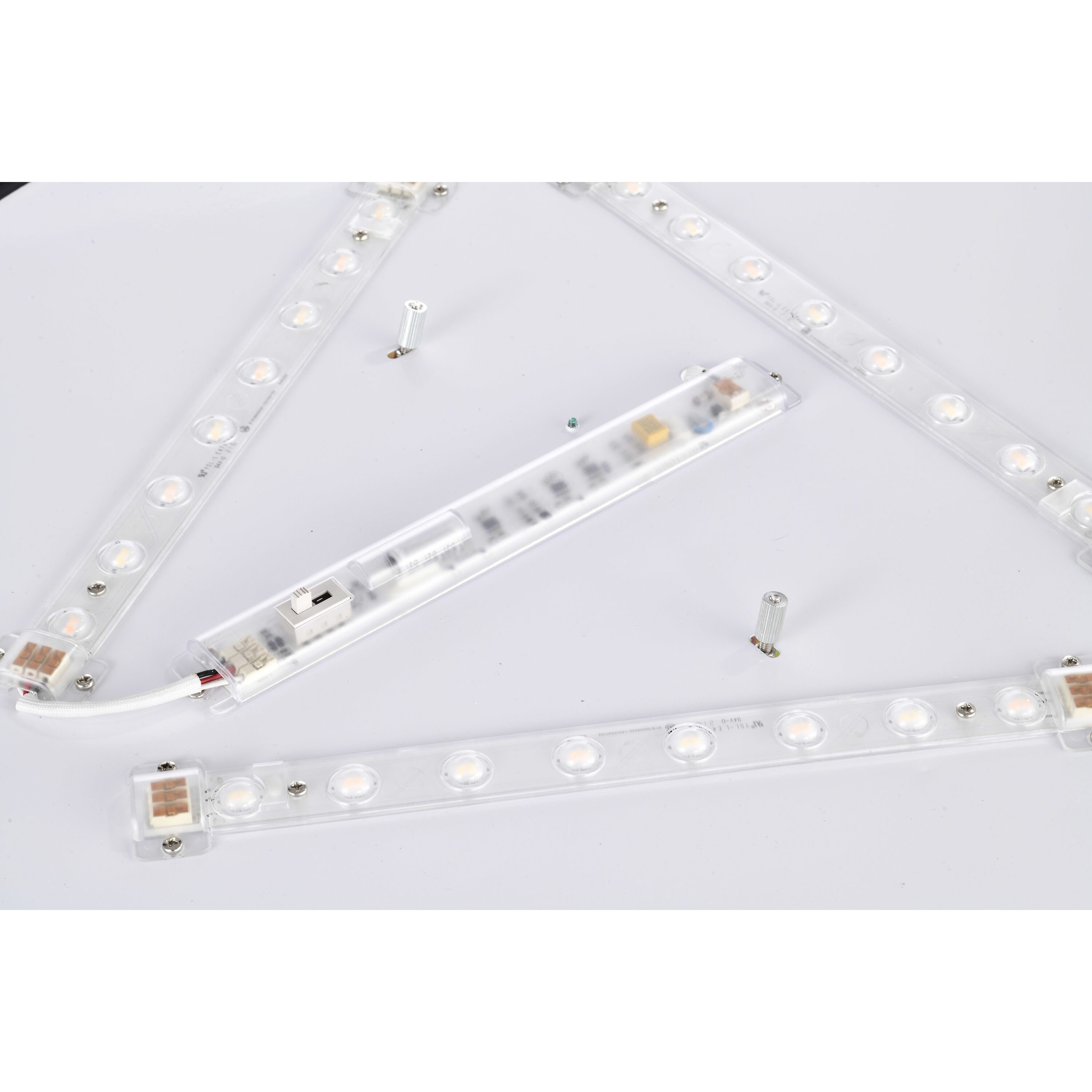 Glamour LED 24 inch Matte Black Flush Mount Ceiling Light