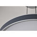 Bandon LED 19.5 inch Gray Pendant Ceiling Light
