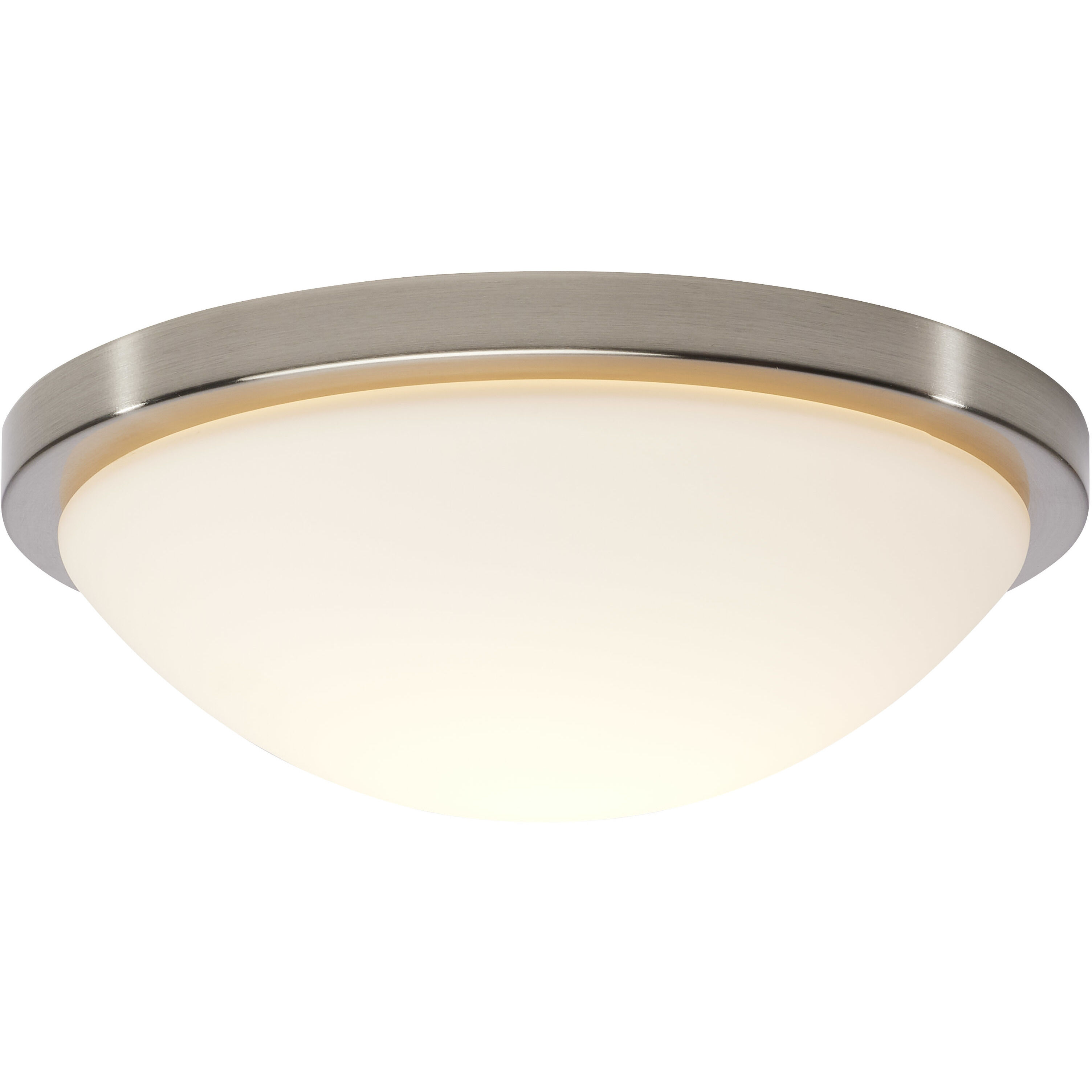 Button LED 11 inch Brushed Nickel LED Flush Mount Ceiling Light