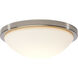 Button LED 11 inch Brushed Nickel LED Flush Mount Ceiling Light