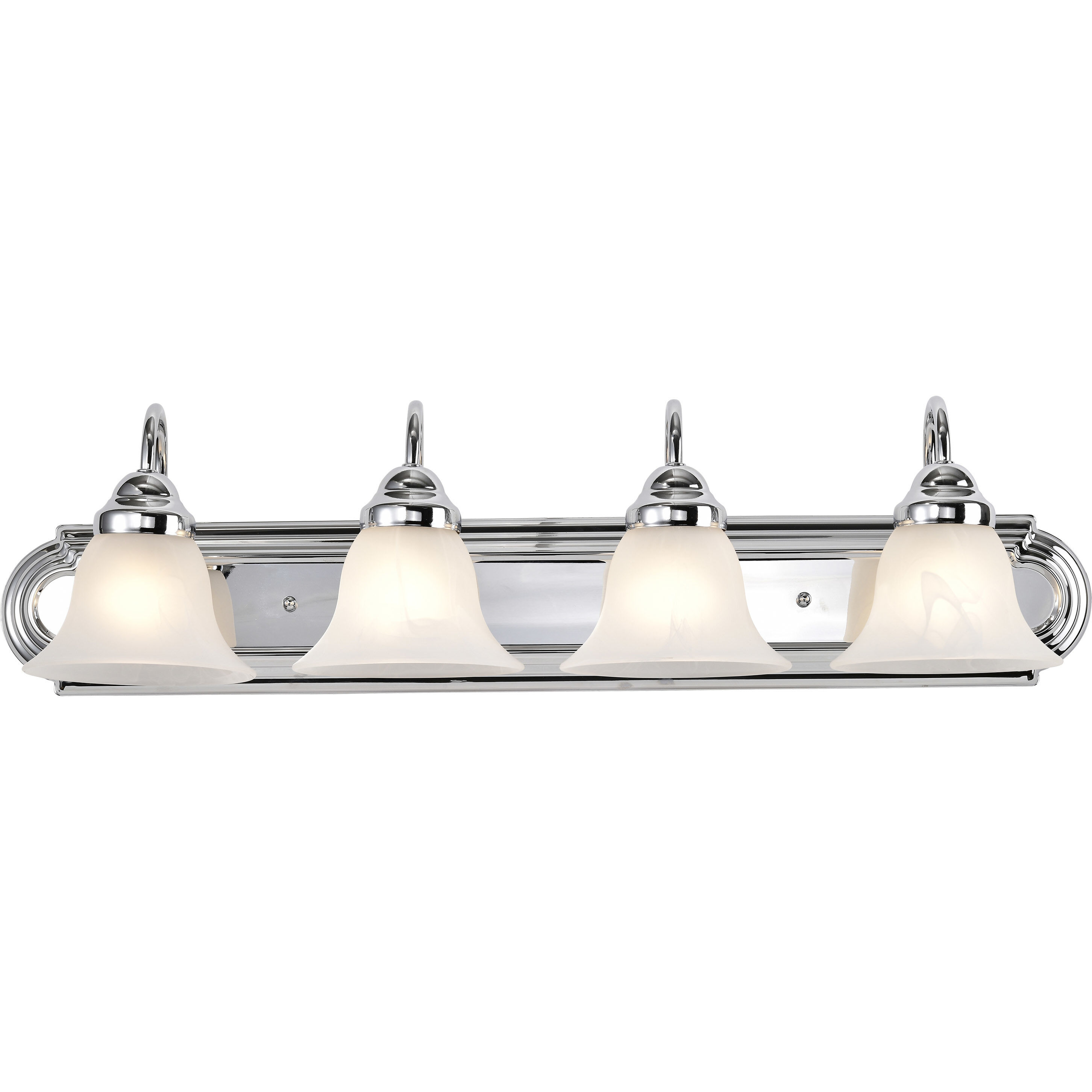 Ballerina 4 Light 30 inch Polished Chrome Vanity Light Wall Light