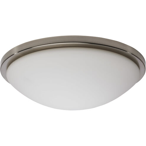 Button LED 17 inch Brushed Nickel LED Flush Mount Ceiling Light