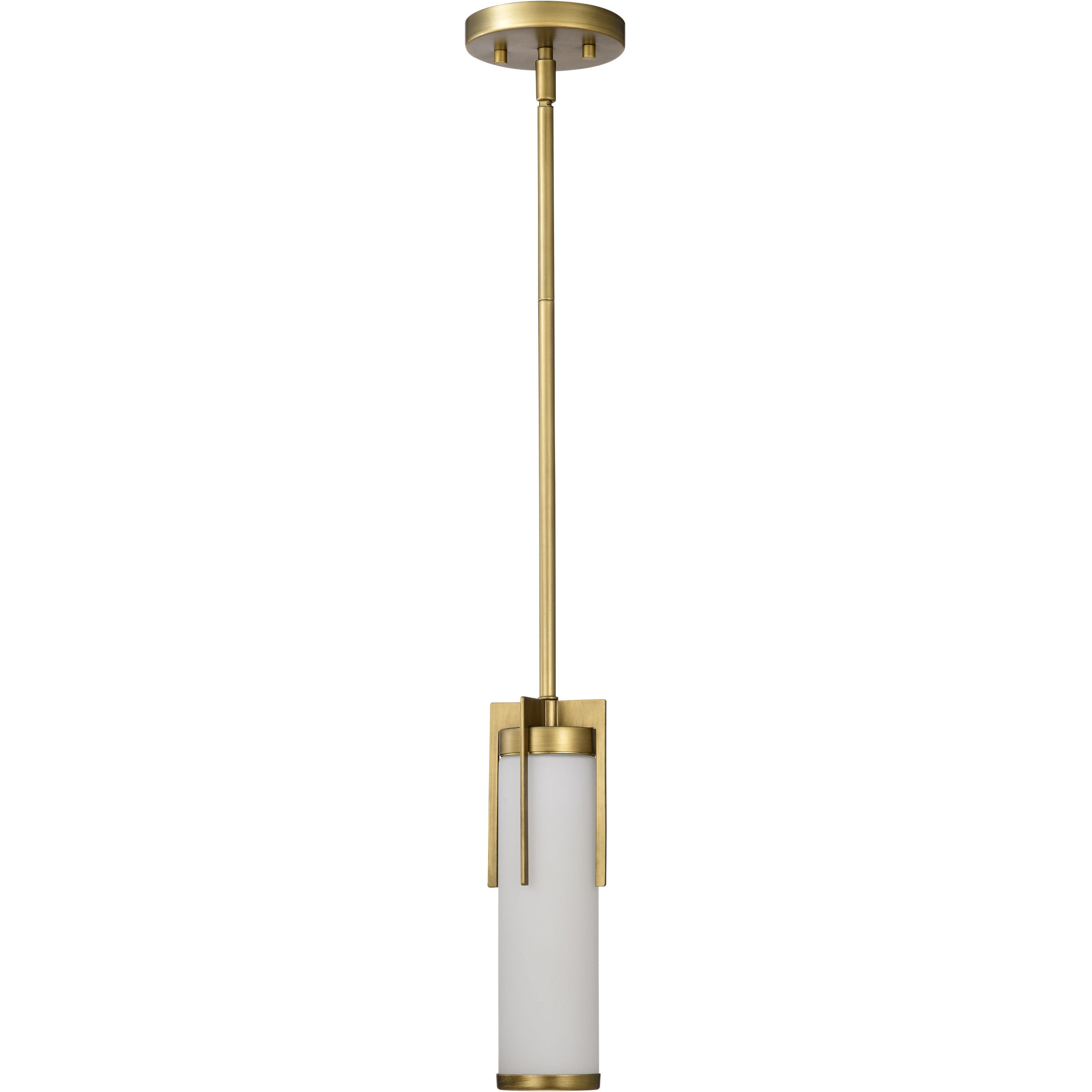 Roselle 3.75 inch Natural Brass Pendant Ceiling Light
