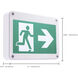 Running Man White Exit Sign
