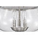 Boliver 3 Light 13.5 inch Brushed Nickel Flush Mount Ceiling Light