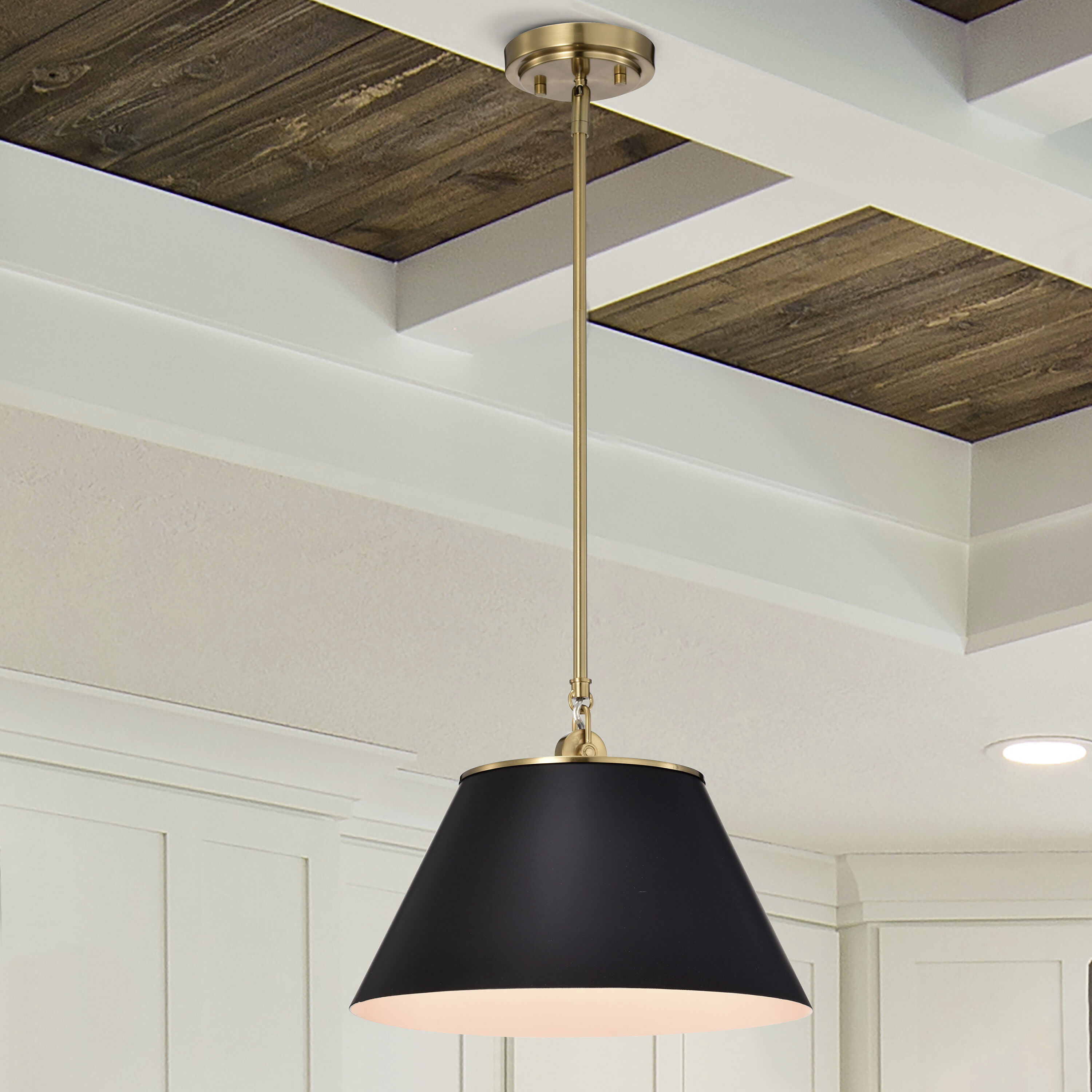 Black brass ceiling light 2025