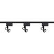 Brentwood 3 Light 12V Black Track Lighting Ceiling Light
