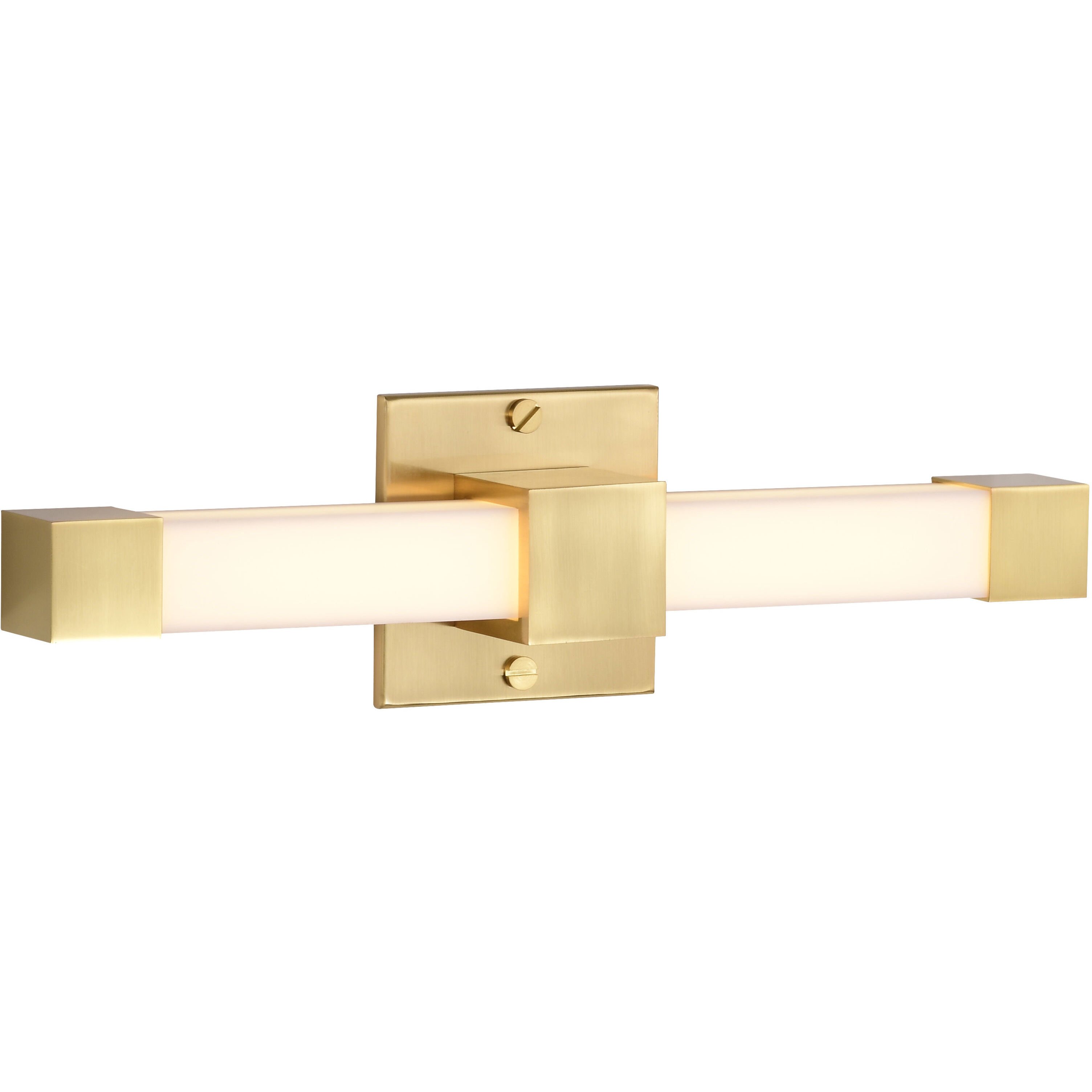 Brightwyn LED 16 inch Brushed Brass Vanity Wall Light