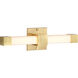 Brightwyn LED 16 inch Brushed Brass Vanity Wall Light